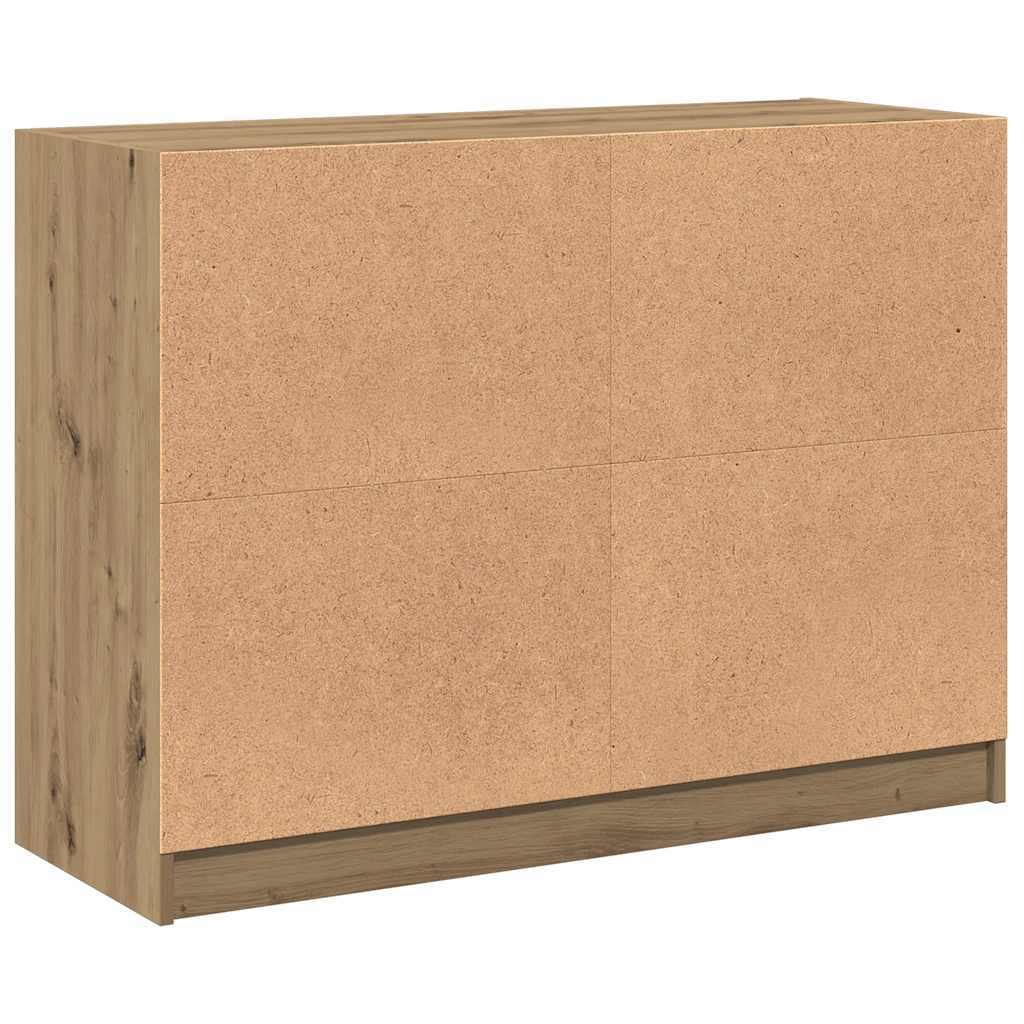 Šoninė spintelė, artisano ąžuolo, 102x37x75,5cm, mediena