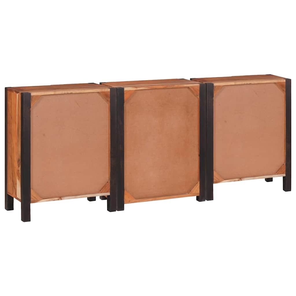 Kabalas 3 pcs Ruda 55 x 30 x 75 cm Akacijos medienos masyvas