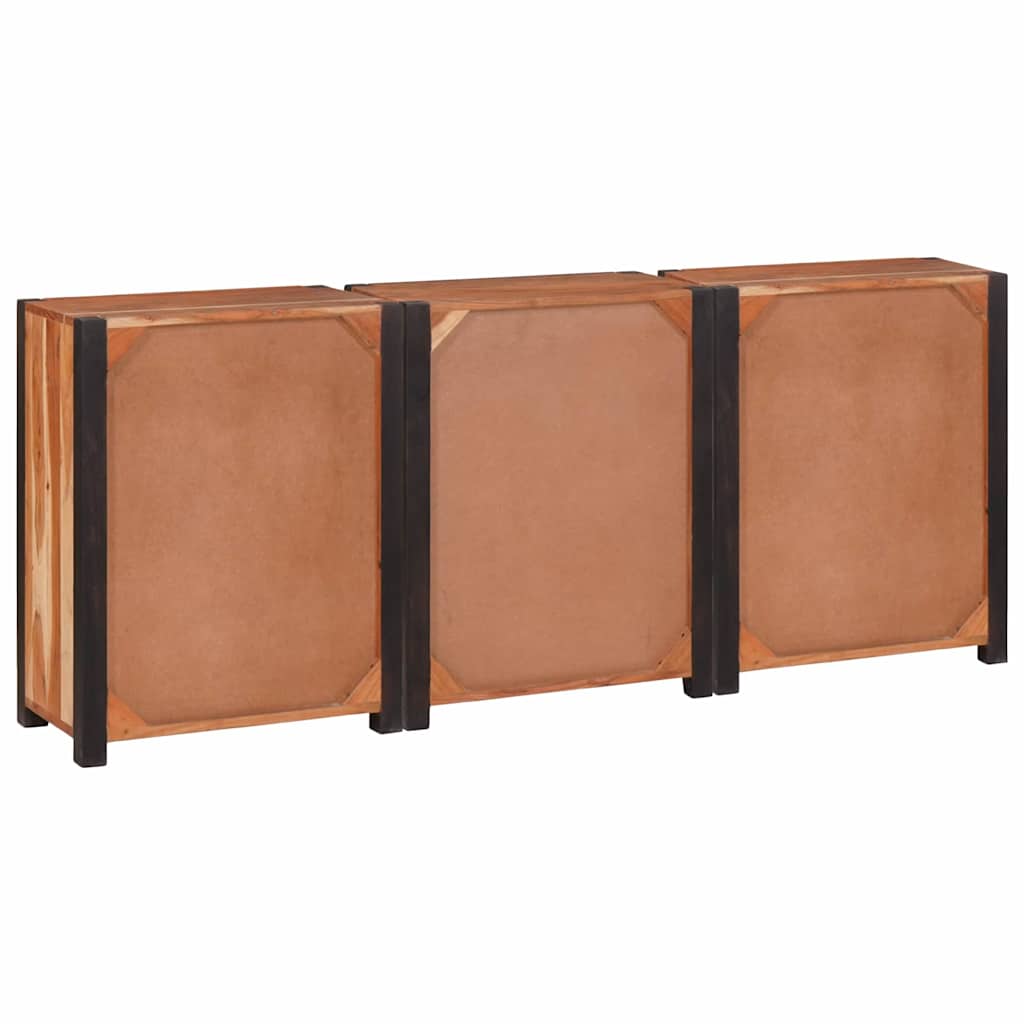 Kabalas 3 pcs Ruda 165 x 30 x 75 cm Akacijos medienos masyvas