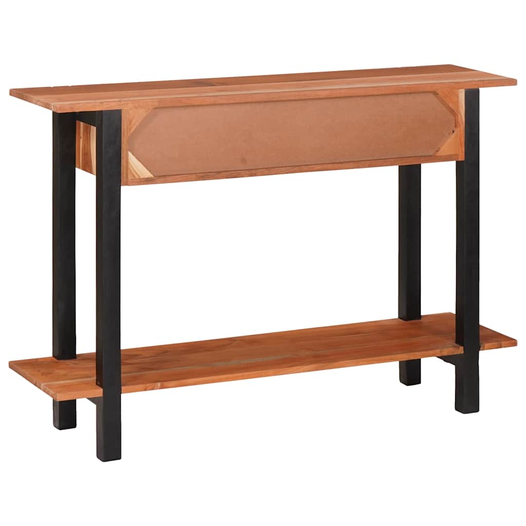 Konsolinis stalas su stalčių Ruda ir juoda 110 x 30 x 75 cm