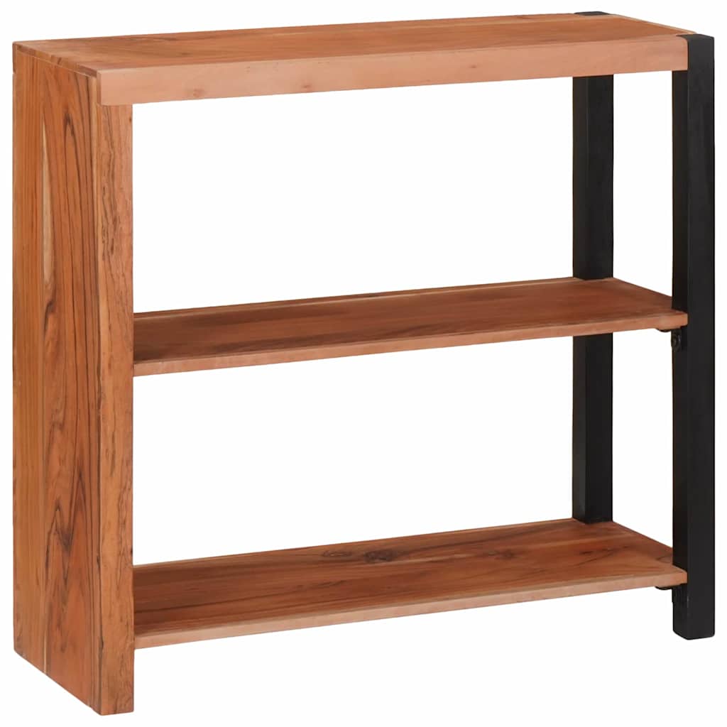 Grāmatu plaukts Brūns 80 x 30 x 75 cm Akācijas masīvkoks