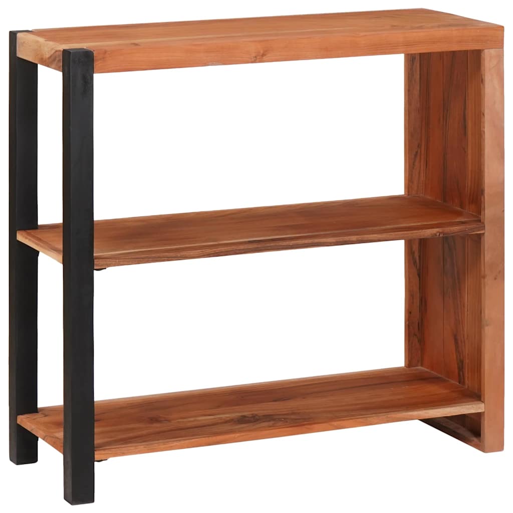 Grāmatu plaukts Brūns 80 x 30 x 75 cm Akācijas masīvkoks