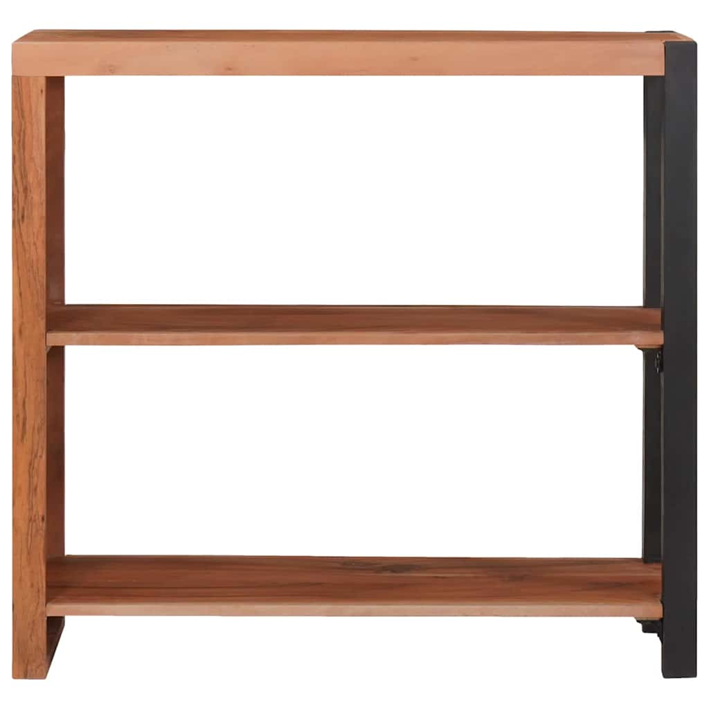 Grāmatu plaukts Brūns 80 x 30 x 75 cm Akācijas masīvkoks
