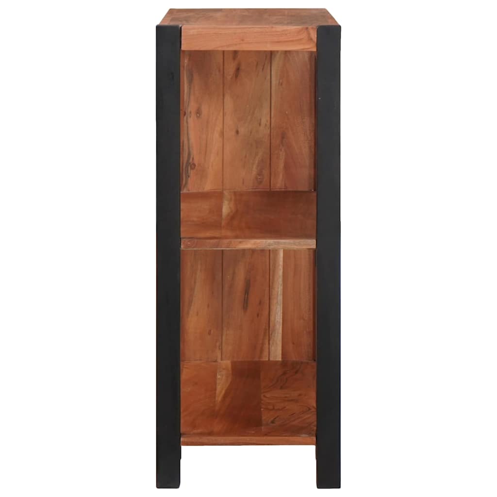 Grāmatu plaukts Brūns 80 x 30 x 75 cm Akācijas masīvkoks