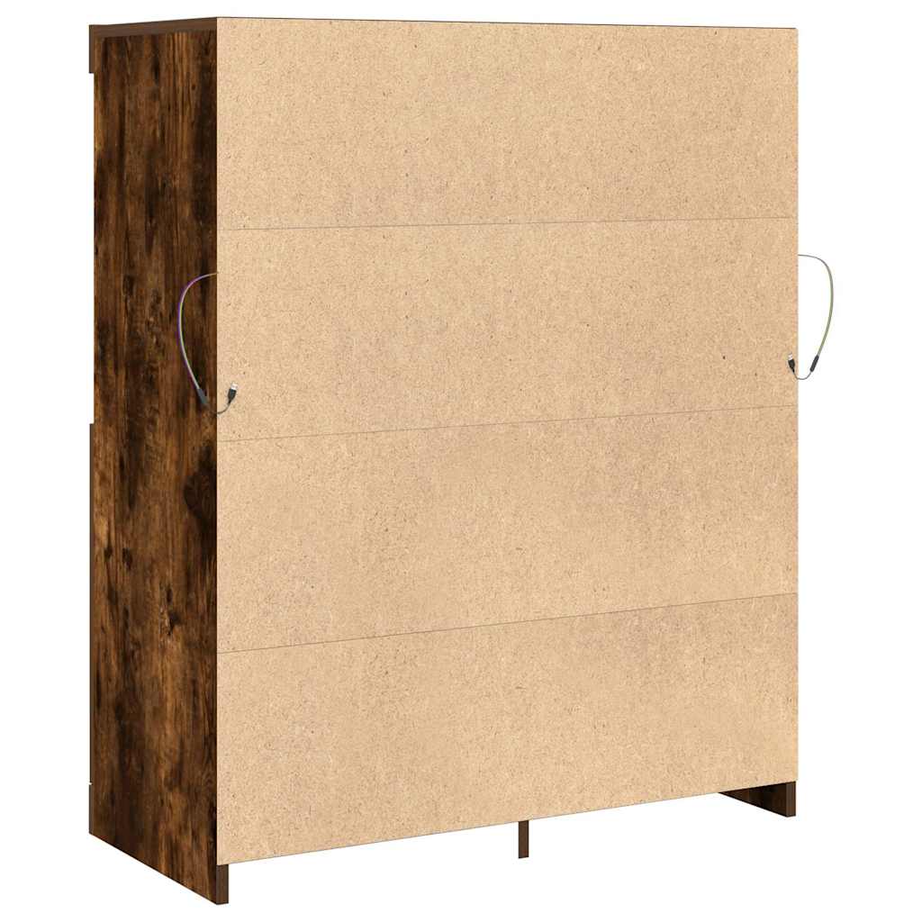 indauja rūkytas ąžuolas 81x37x100 cm inžinerinė mediena