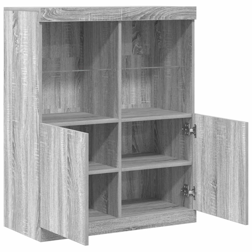 indauja Pilka Sonoma 81x37x100 cm Inžinierinė mediena