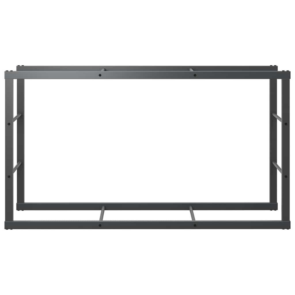 Malku plaukts Melns 110x30x61 cm Tērauds
