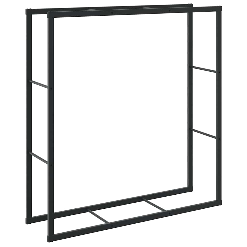 Malkų lentyna Juoda 110x30x116 cm Plienas