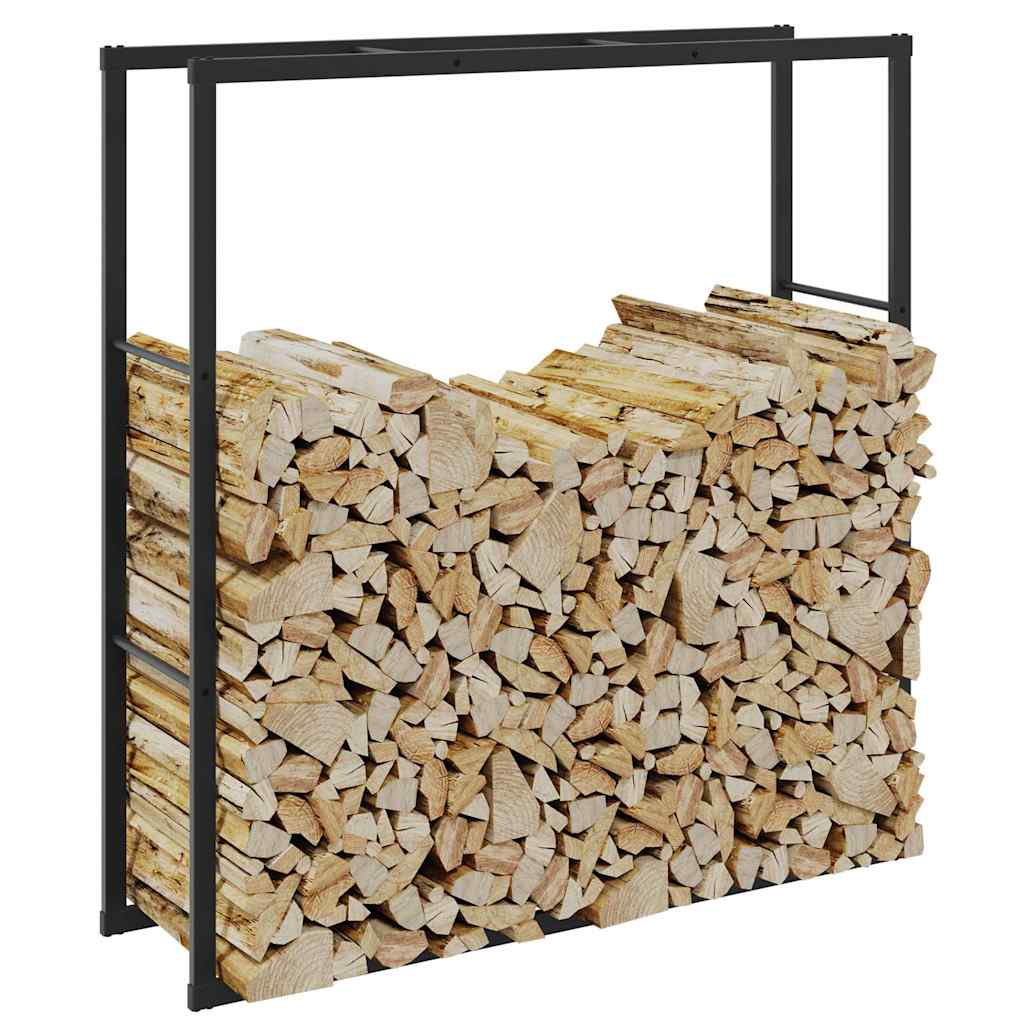 Malkų lentyna Juoda 110x30x116 cm Plienas
