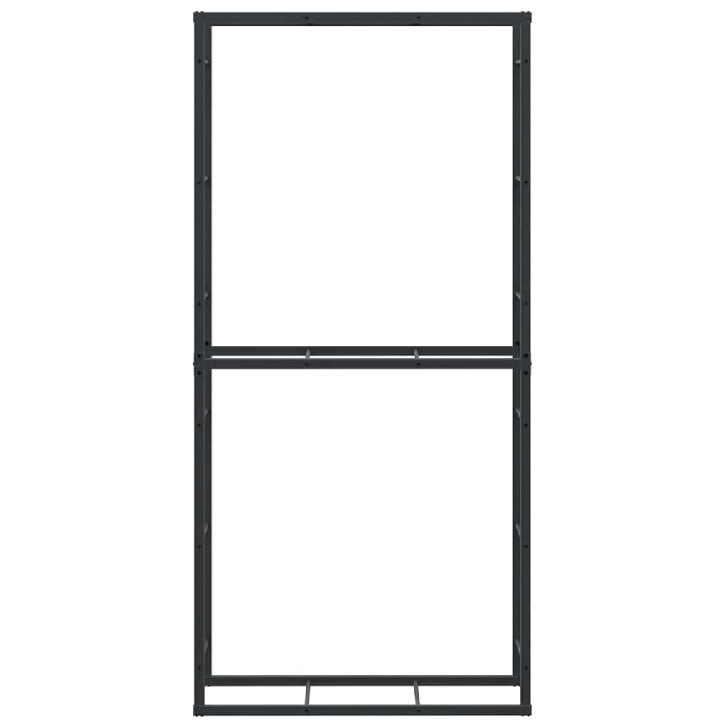 Malkų lentyna Juoda 100x30x209 cm Plienas