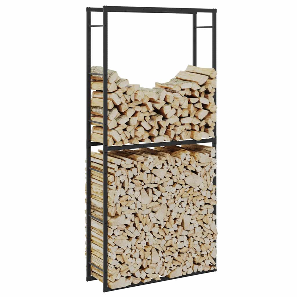 Malkų lentyna Juoda 100x30x209 cm Plienas