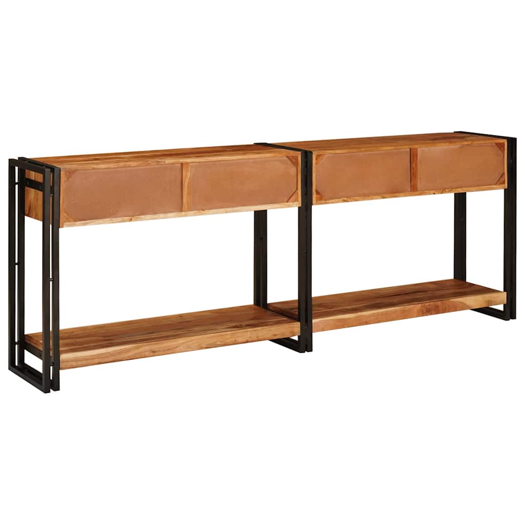Konsoliniai staliukai Kita 2 pcs Ruda Akacijos medienos masyvas