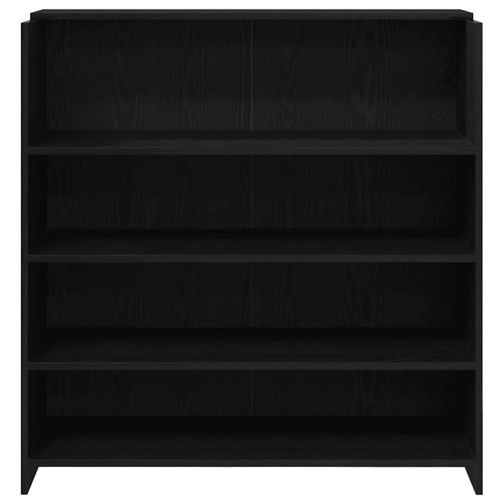 Recepcijas galds, melns ozols, 100x50x103,5 cm, apstrādāta koksne