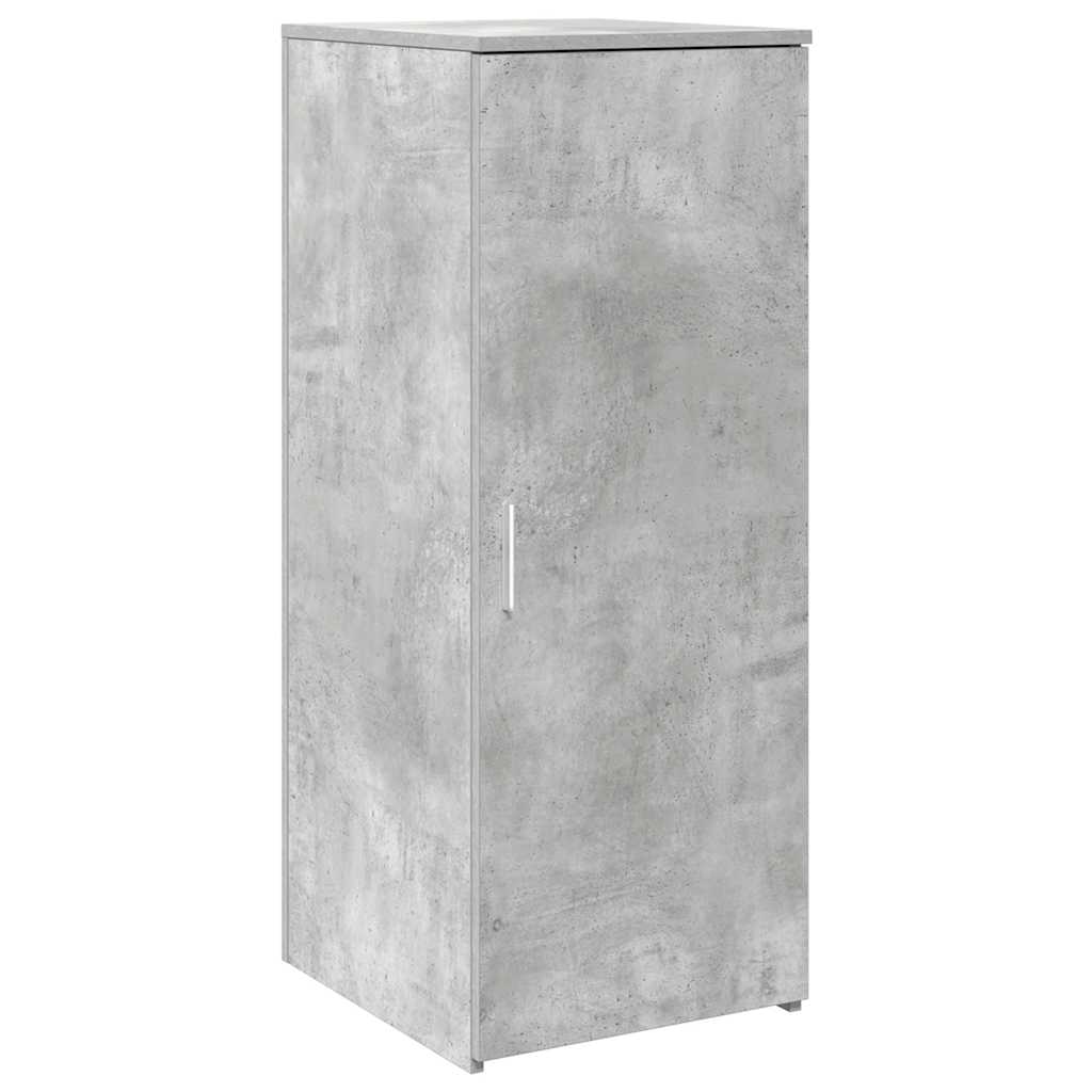Reģistratūra, betona pelēka, 180x50x103,5 cm, apstrādāta koksne