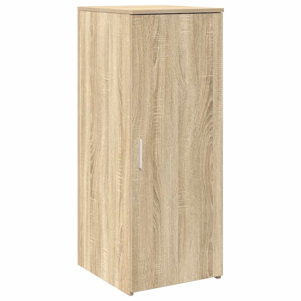 Reception desk, Sonoma oak, 135x50x103.5 cm, engineered wood
