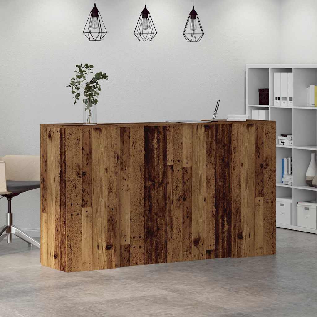Reģistratūra, koka, 180x50x103,5 cm, apstrādāts koks