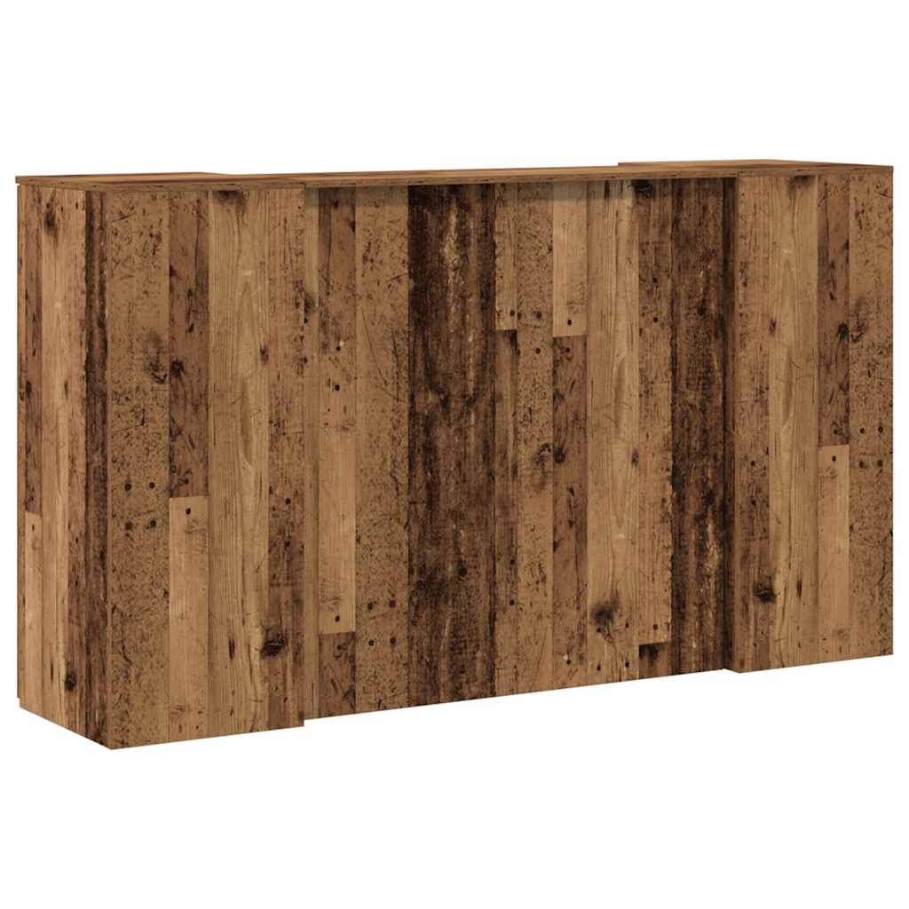 Reģistratūra, koka, 180x50x103,5 cm, apstrādāts koks