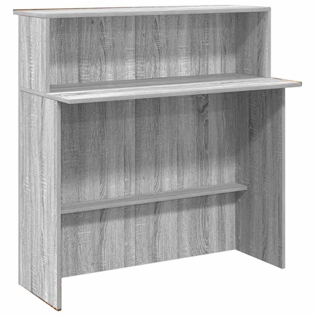 Registratūra, pilkas ąžuolo, 200x50x103,5 cm, apdirbta mediena