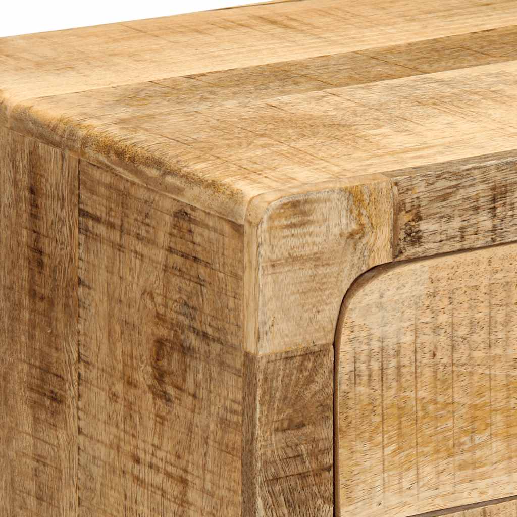 naktinė spintelė 2 vnt 40x32x46 cm medžio masyvo grubus mango