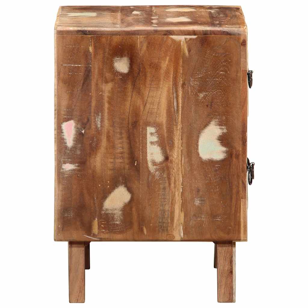 Spintelė prie lovos 40x32x46 cm Regeneruota medžio masyvo