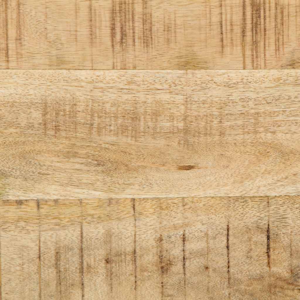 Prie sienos montuojama televizoriaus spintelė, 100x32x25 cm, masyvi mango mediena