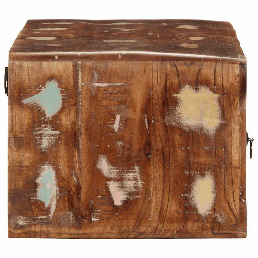 Pie sienas stiprināms TV skapītis, 100x32x25 cm, pārstrādāta koksne