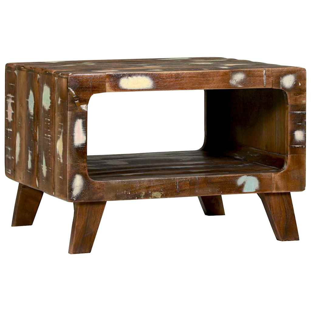 Kafijas galdiņš 50 x 50 x 35 cm no pārstrādāta masīvkoka