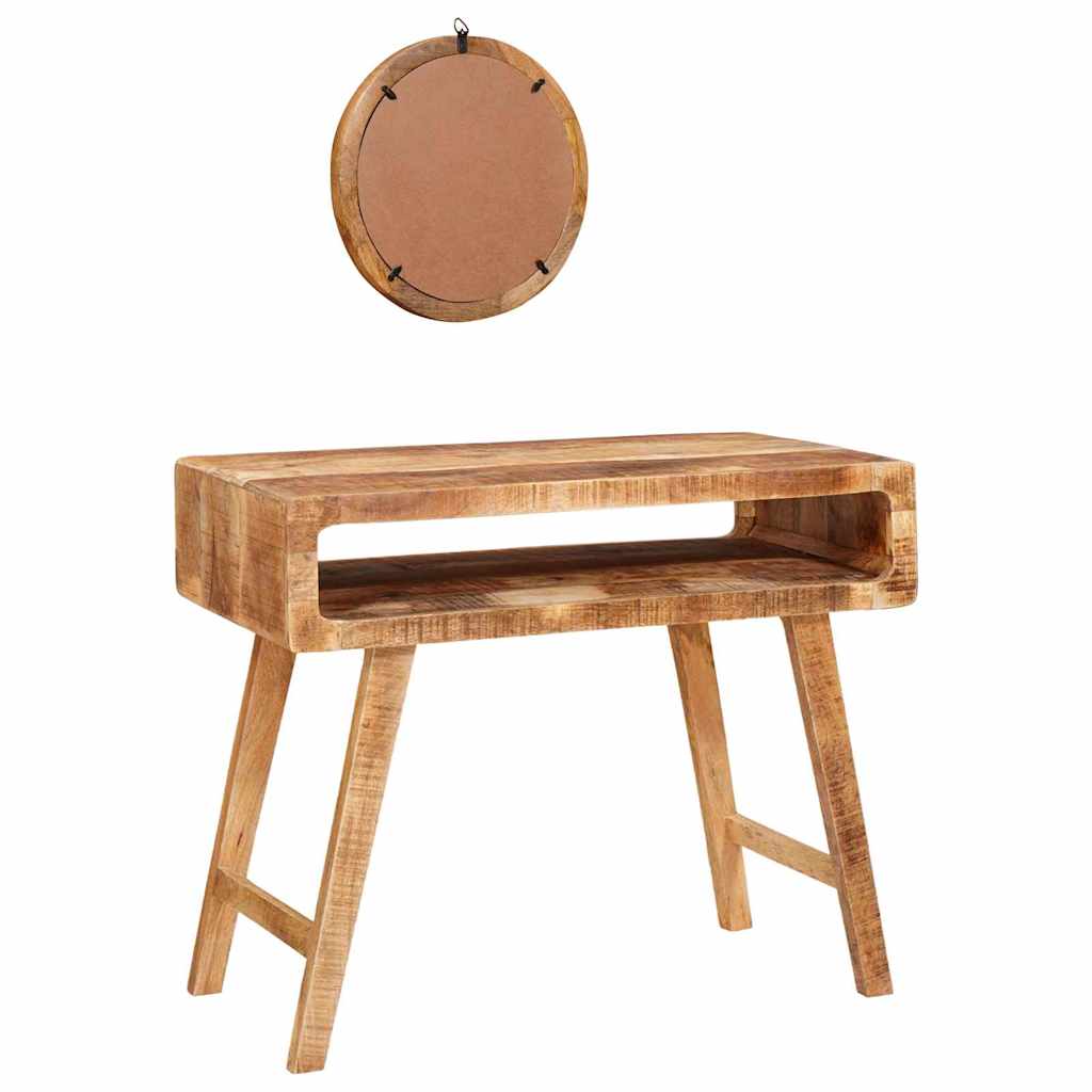 Makiažo stalas Ruda 90 x 76 x 45 cm mango medienos masyvas