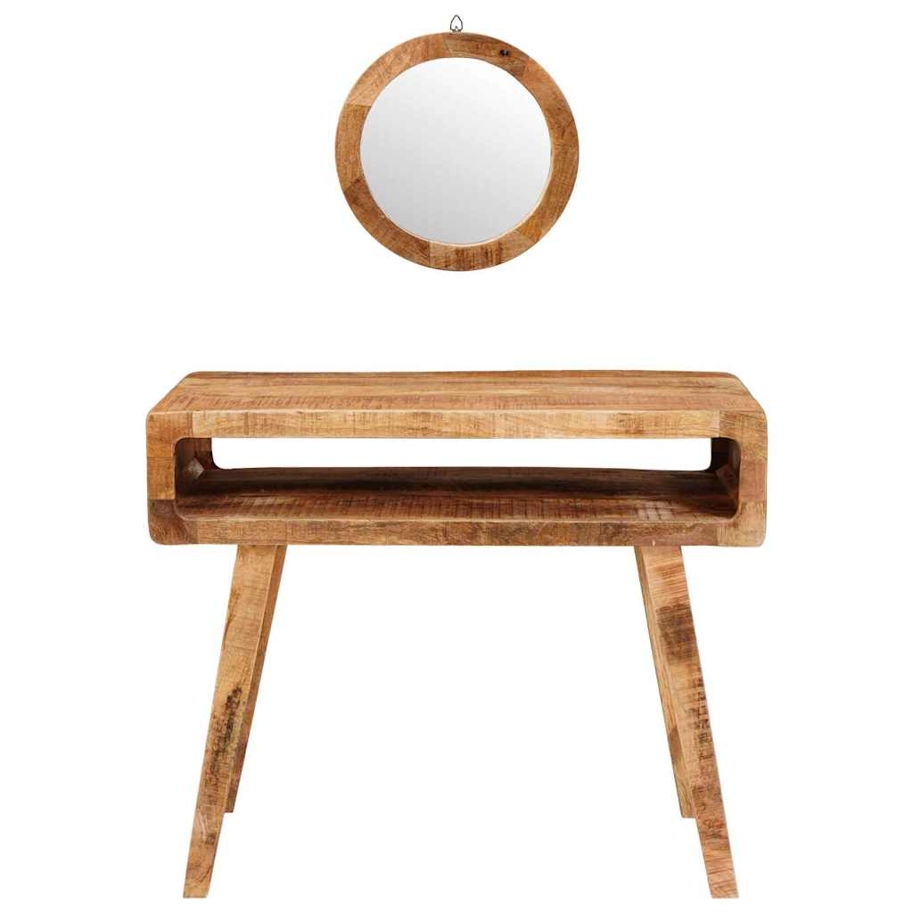 Makiažo stalas Ruda 90 x 76 x 45 cm mango medienos masyvas