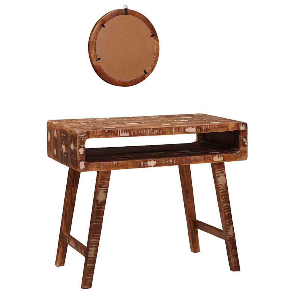 Makiažo stalas Ruda 90 x 76 x 45 cm Tvirta atkurta mediena