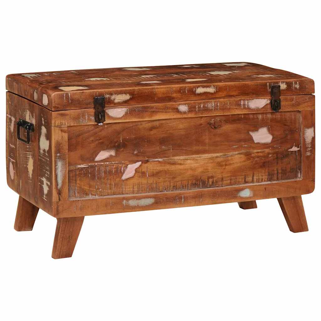 Saugojimo dėžė 70 x 35 x 40 cm perdirbtos medienos masyvas