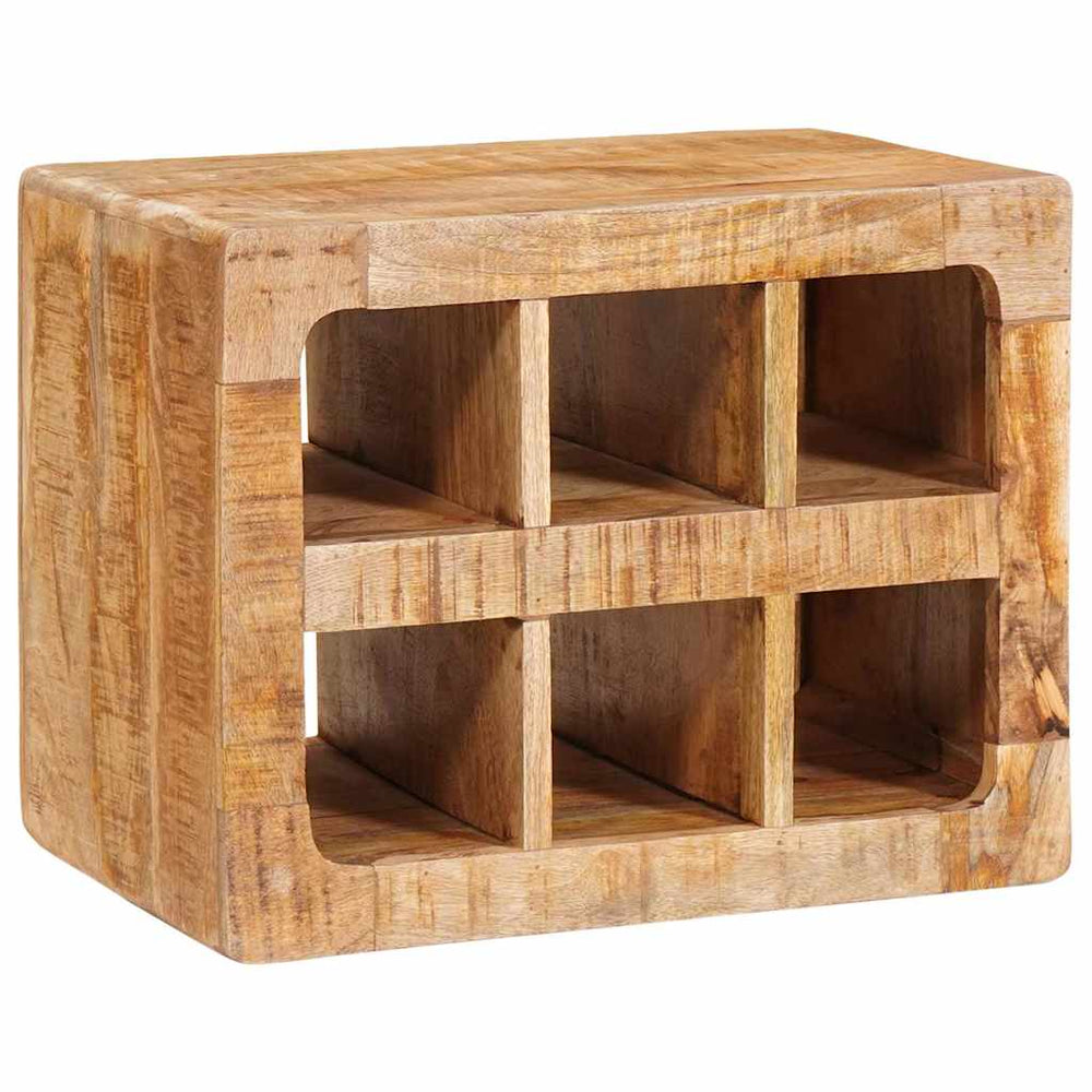 Vyno stovas Ruda 44 x 30 x 35 cm mango medienos masyvas
