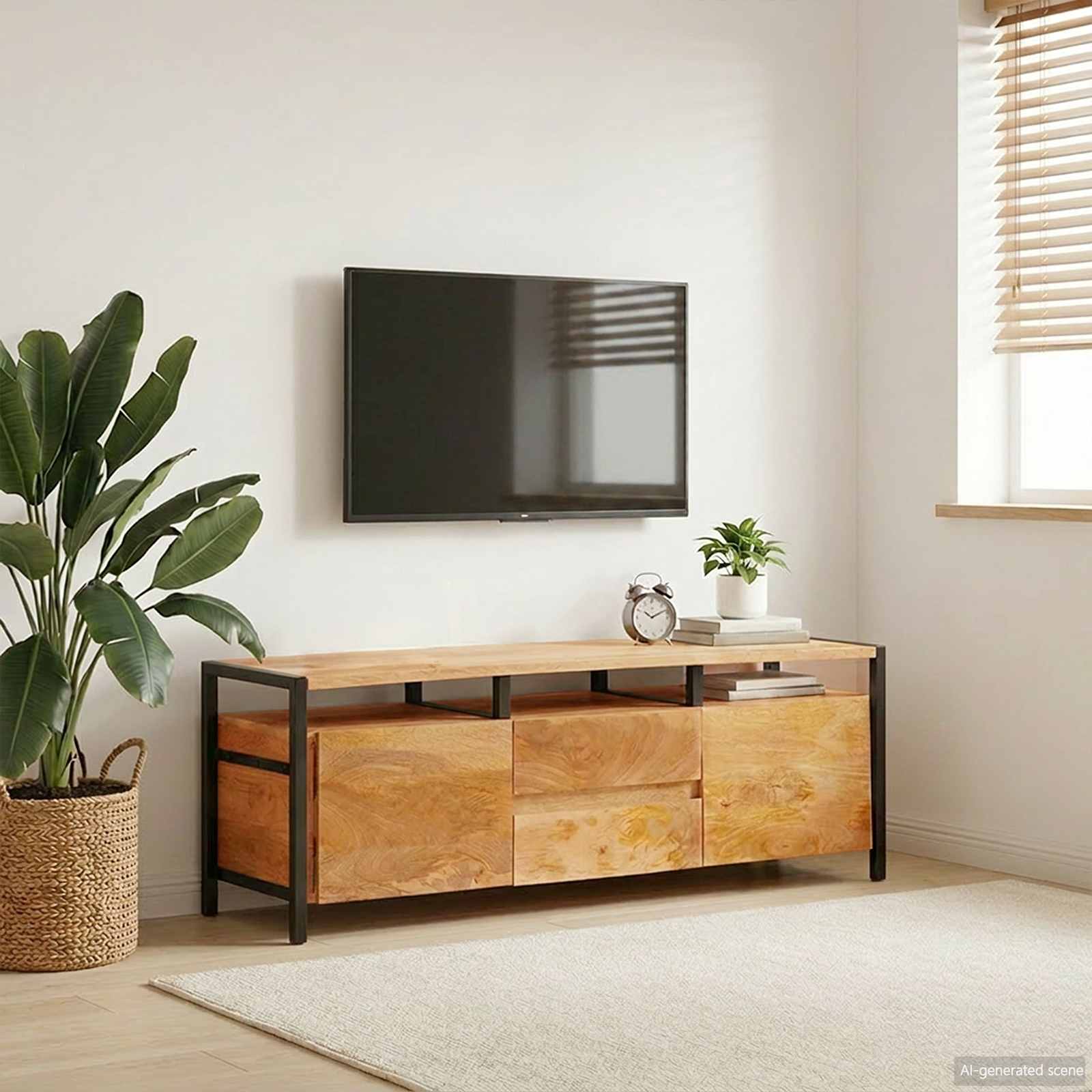 Uzglabāšanas skapis Brūns 110 x 30 x 40 cm Masyvs mango koks