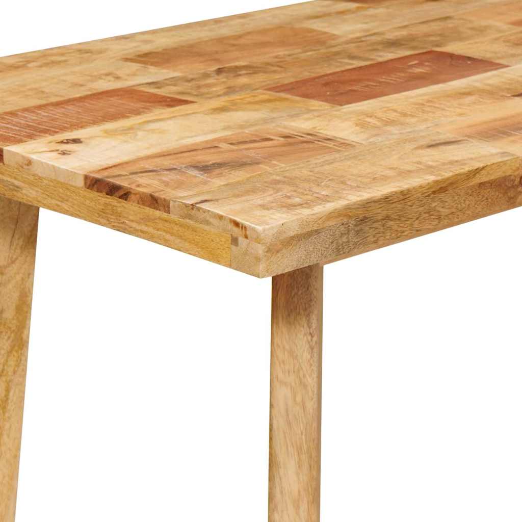 Valgomojo stalas 110 x 55 x 75 cm Kietas mango medis Natūrali
