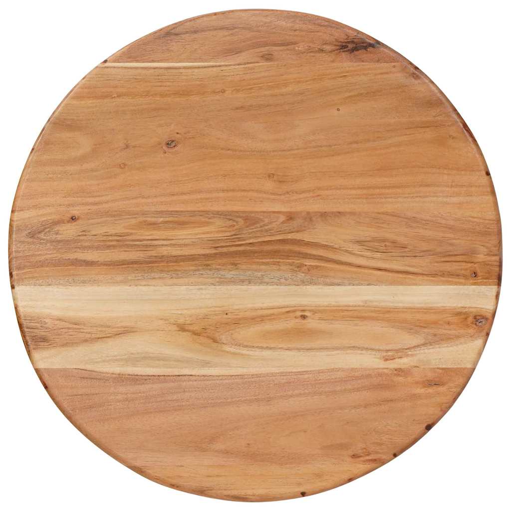 Nestable Tables 2 pcs Brown Solid Acacia Wood