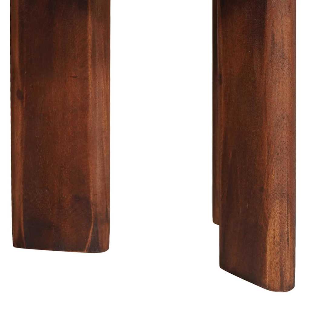 Sustūmiami staliukai 3 pcs Kieta atnaujinta mediena