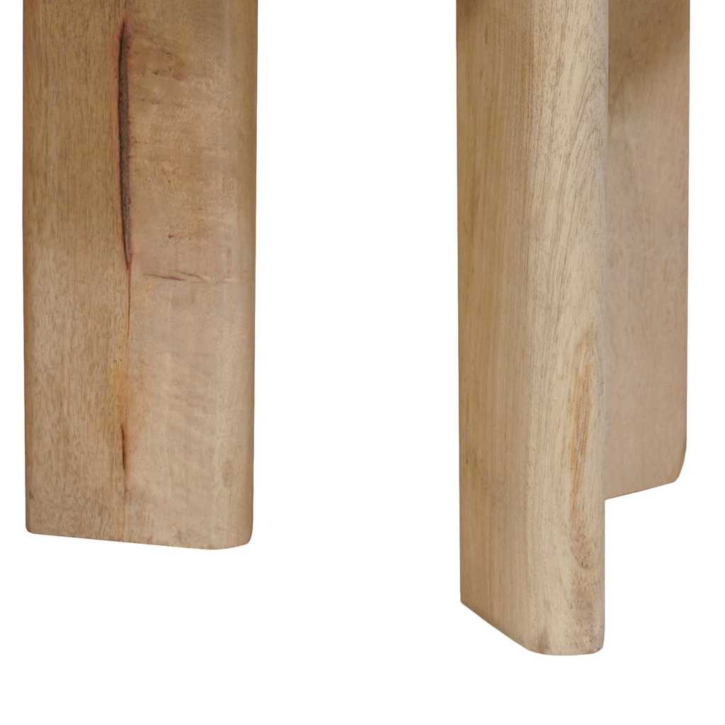 Nesting tables 3 pcs Black Solid mango wood