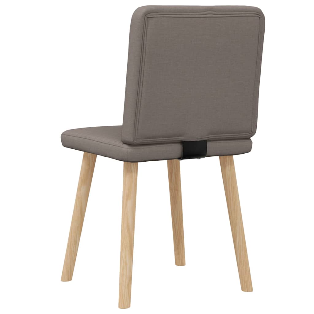 Valgomojo kėdės, 2vnt., taupe spalvos, audinys