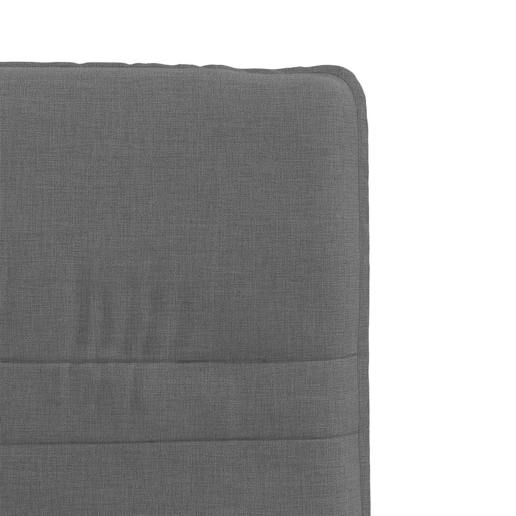 Dining chairs, 2 pcs., dark grey, fabric