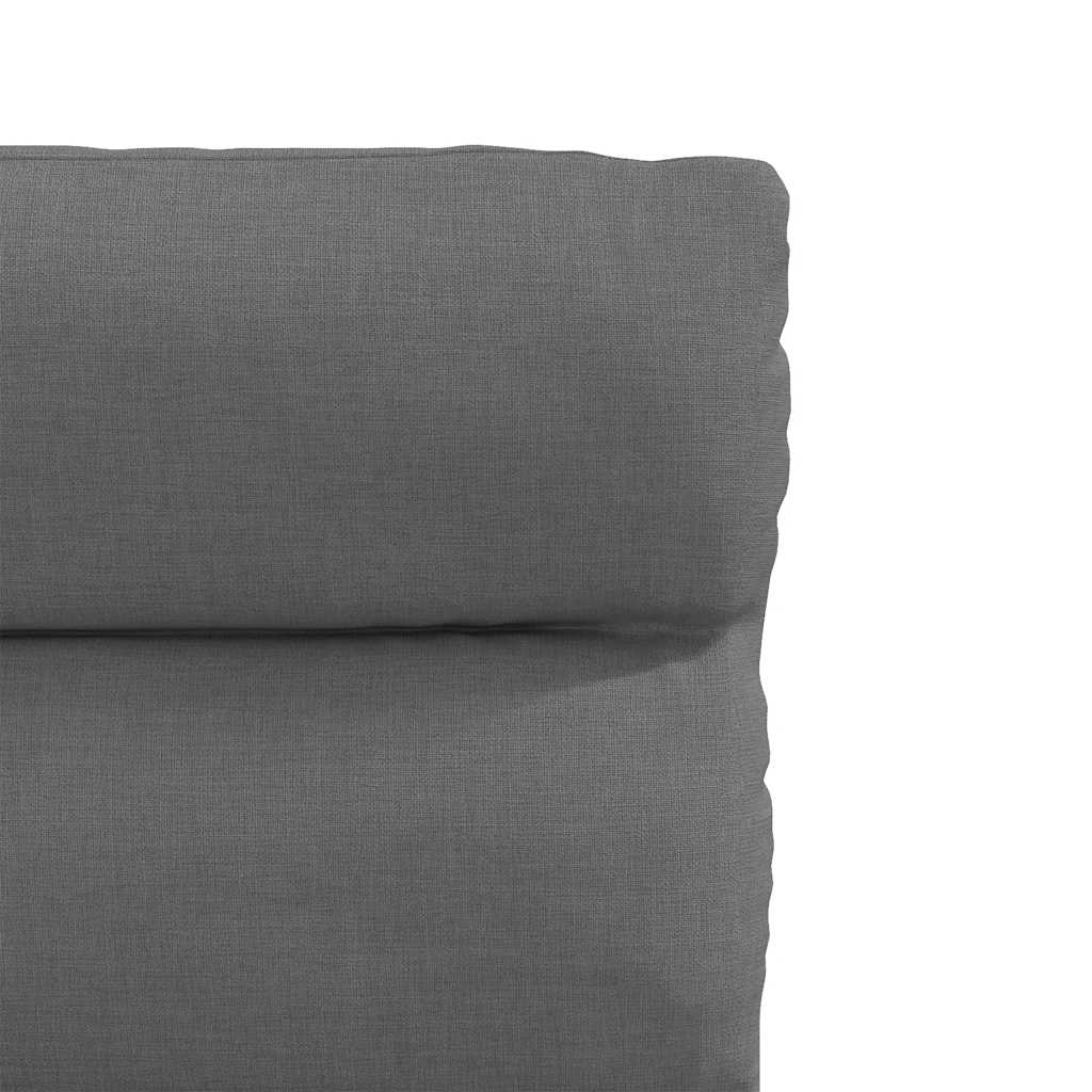 Dining chairs, 2 pcs., dark grey, fabric