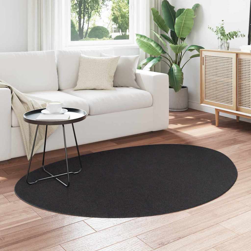 Kilimas HUARTE Juoda 120 x 170 cm Poliesteris
