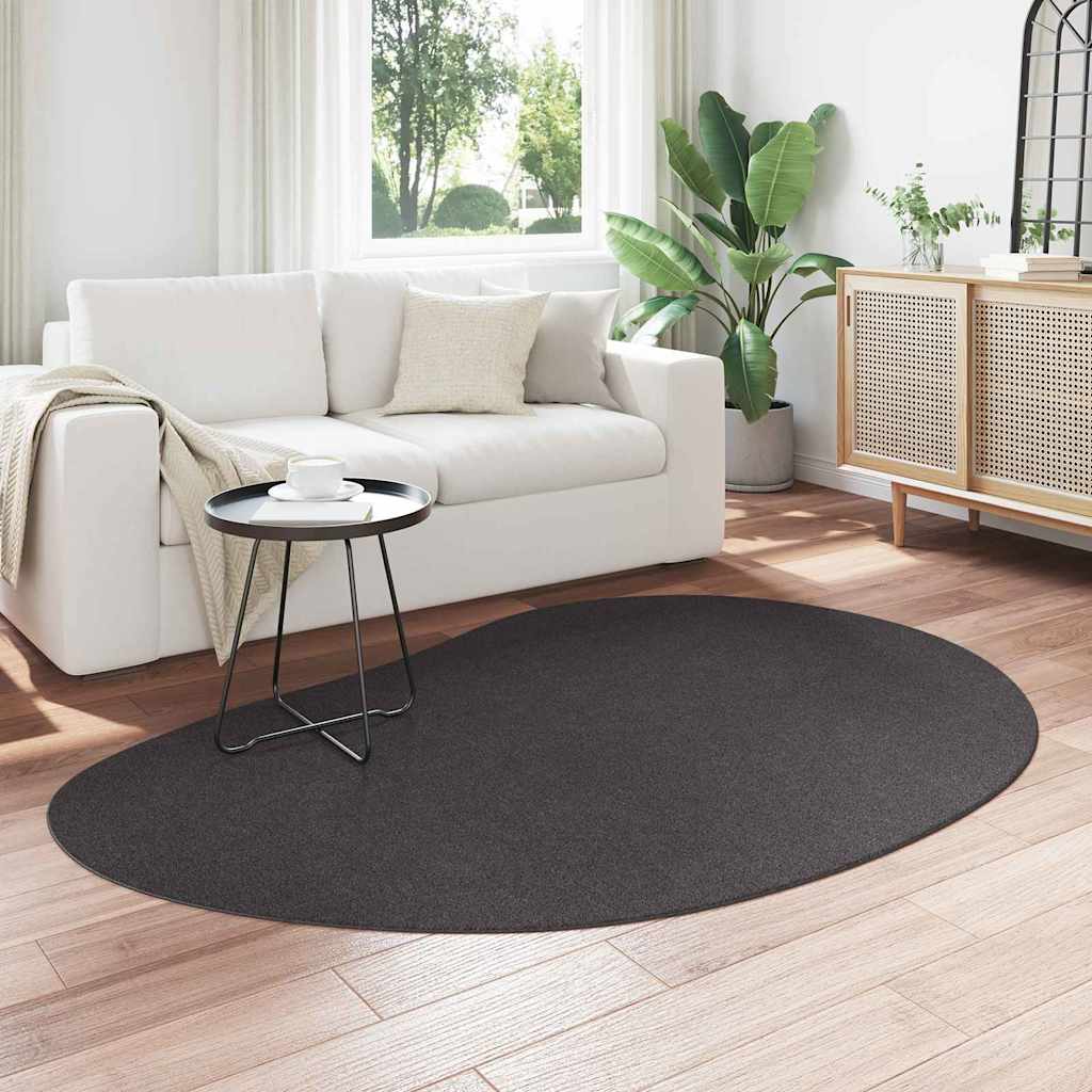 Carpet Anthracite 140 x 200 cm Polyester