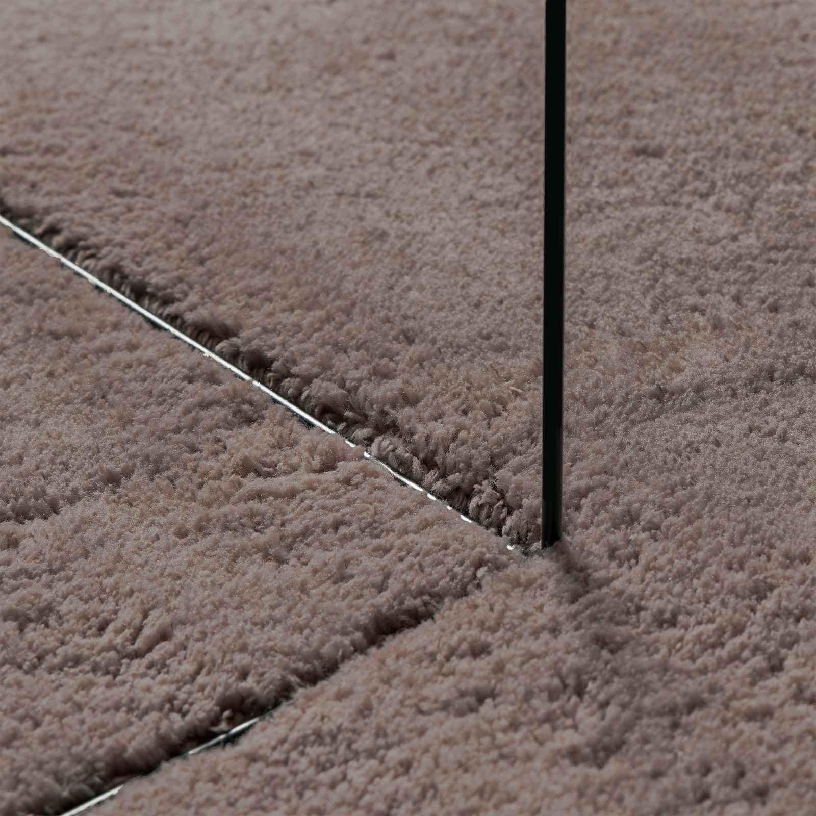 HUARTE Zoned Rug Sand 140 x 200 cm Polyester