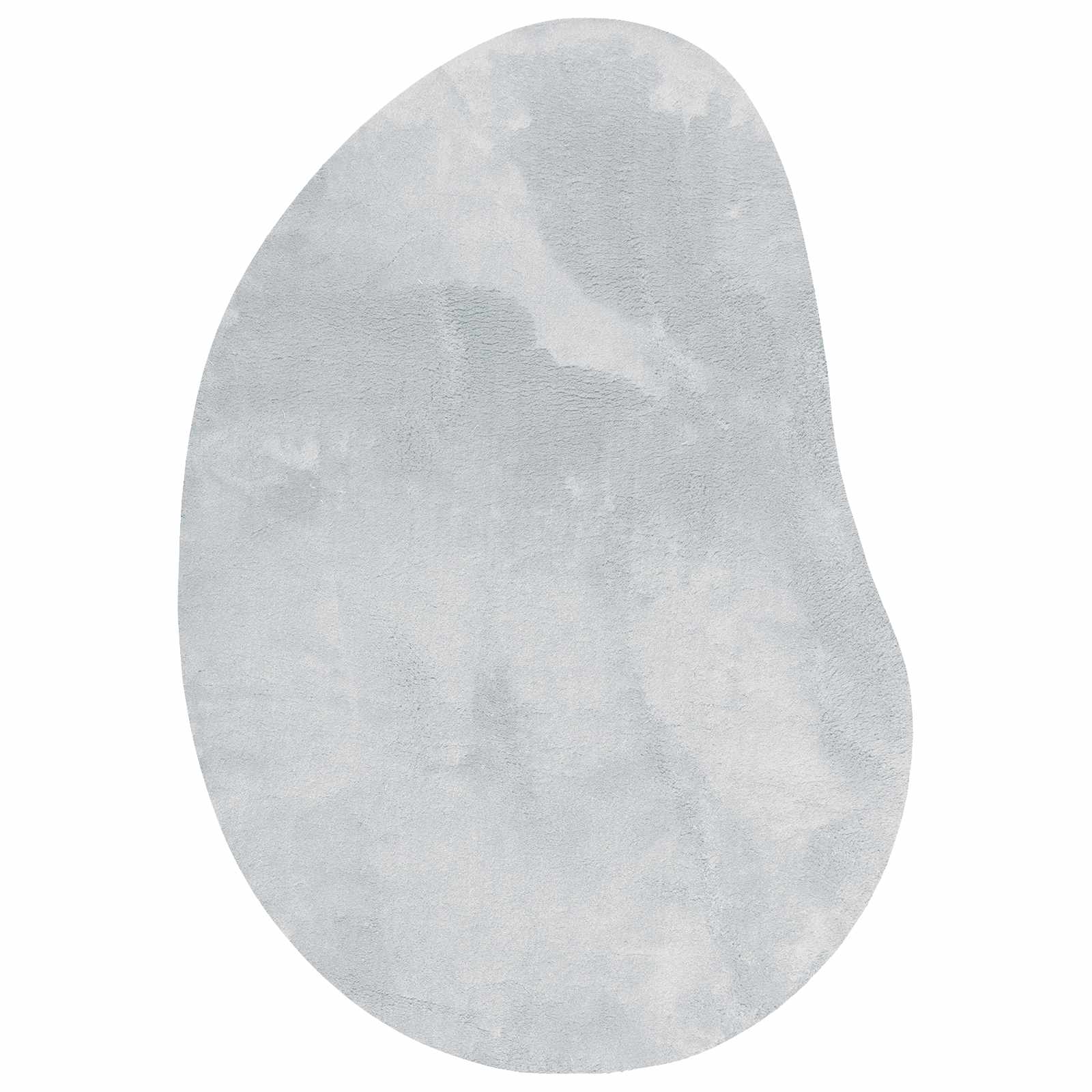 Area Rug HUARTE Grey 80 x 150 cm Polyester