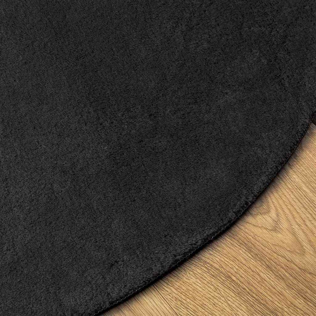 Kilimas HUARTE Juoda 80 x 150 cm Poliesteris