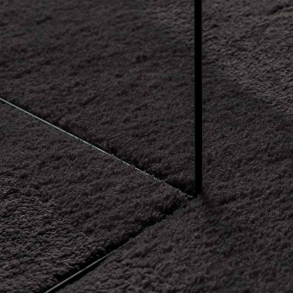 Kilimas HUARTE Juoda 80 x 150 cm Poliesteris