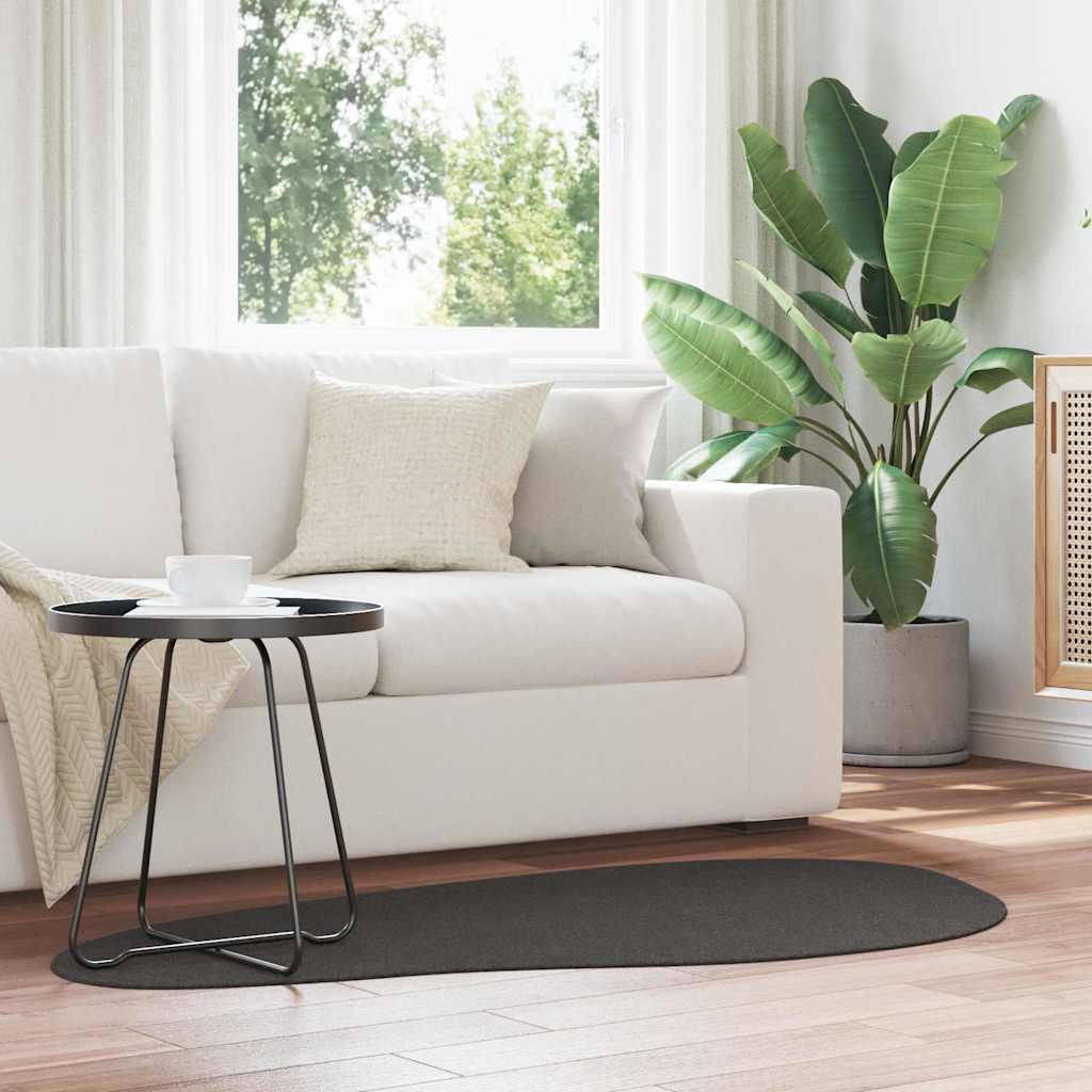 Kilimas HUARTE Antracito 80 x 150 cm Poliesteris