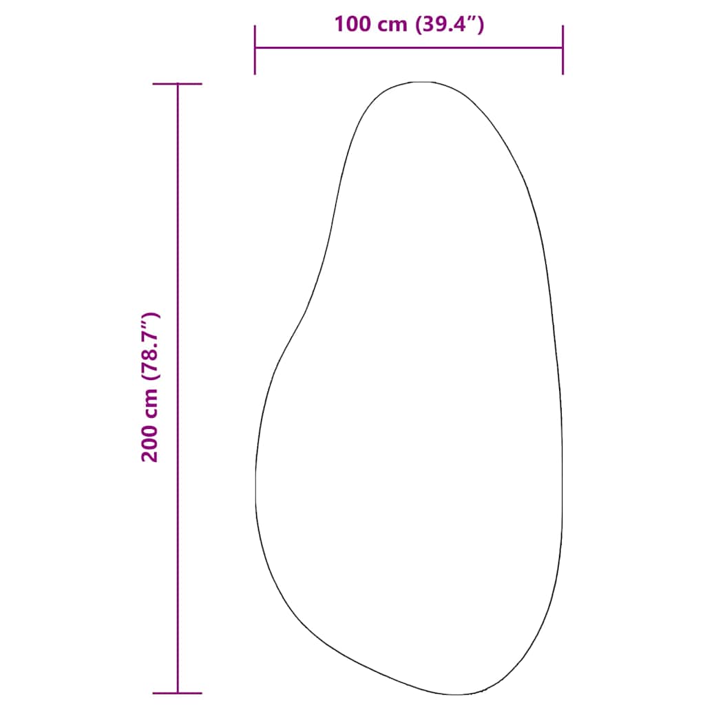Zonveida paklājs HUARTE Bēšs 100 x 200 cm Poliesters