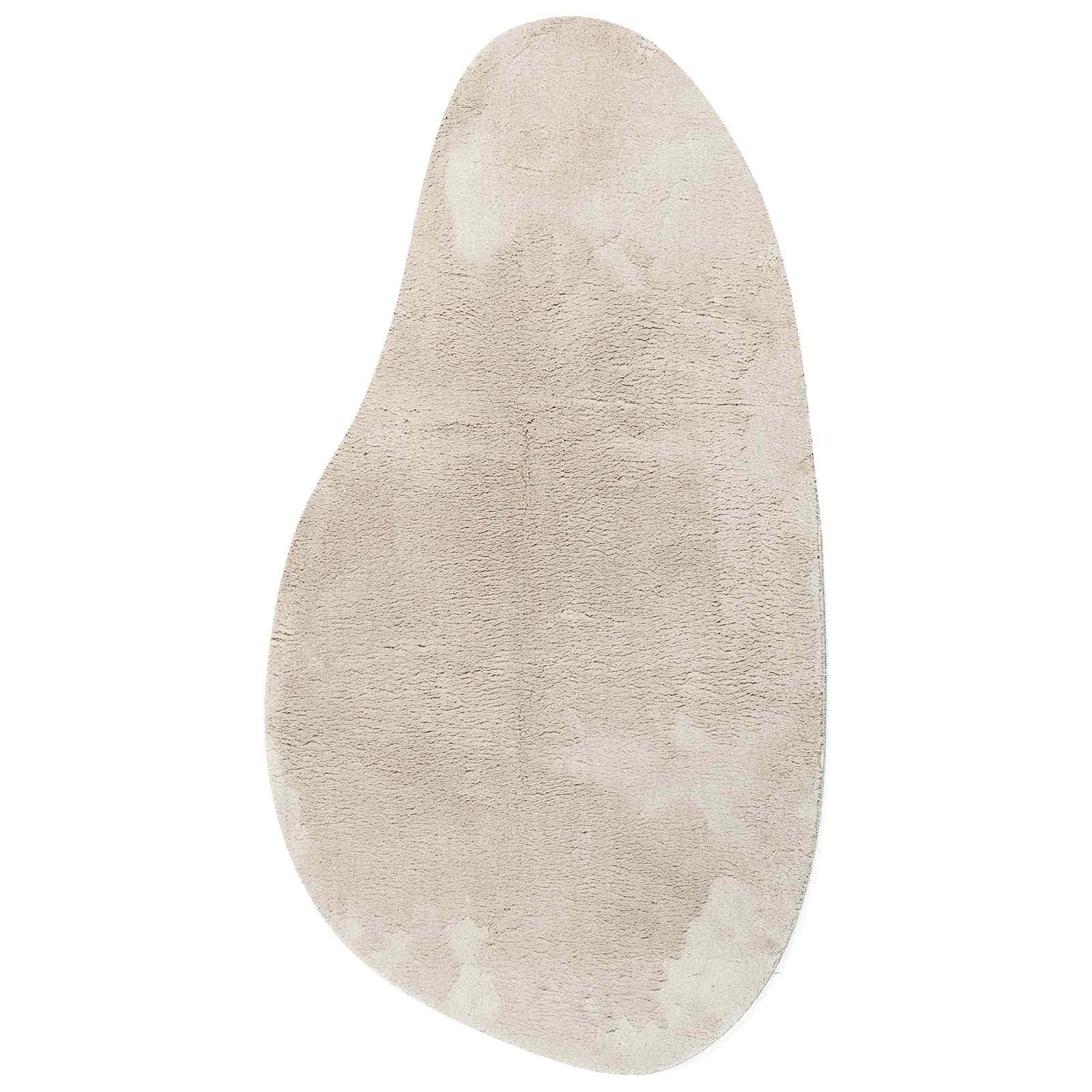 Zonveida paklājs HUARTE Bēšs 100 x 200 cm Poliesters