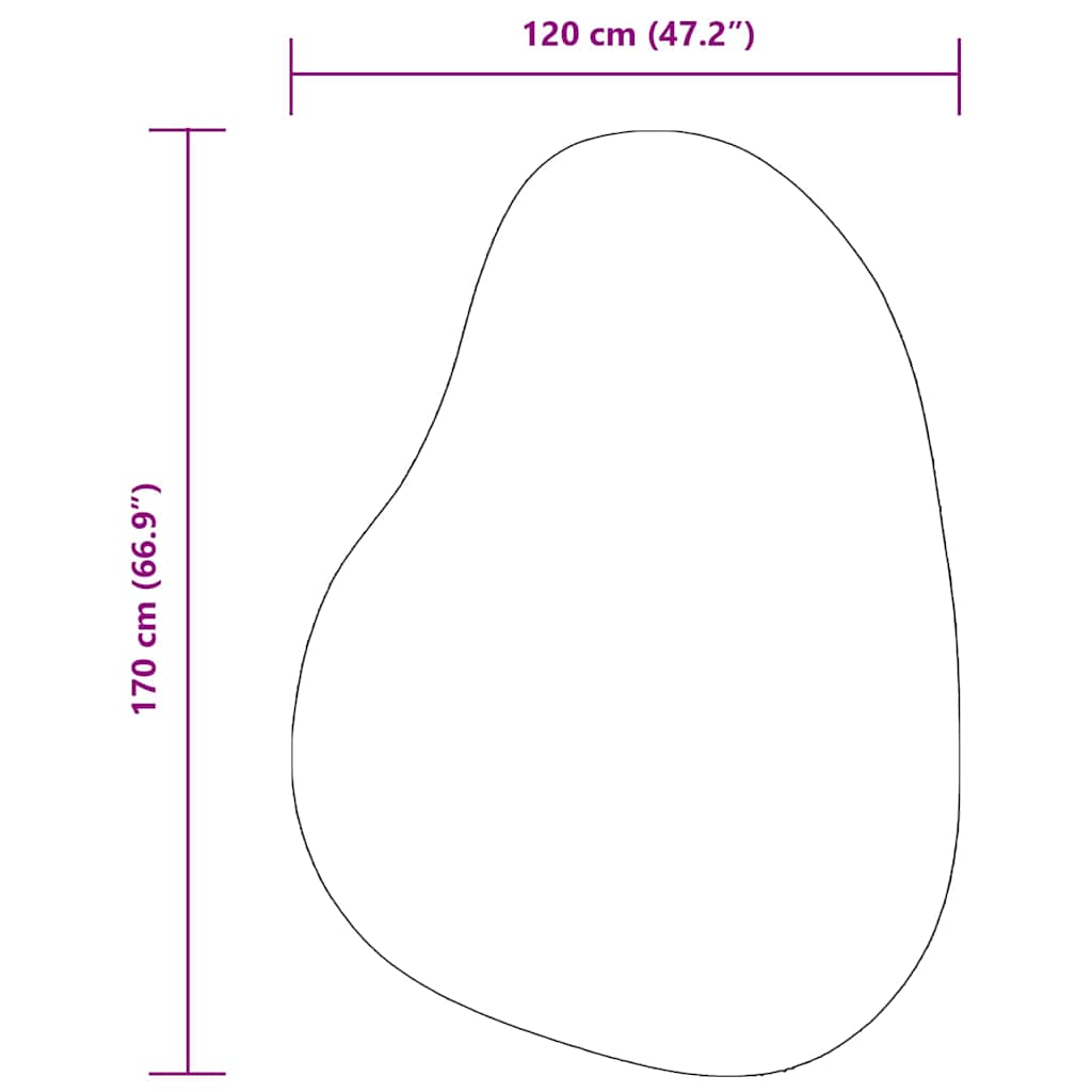 Zoninės kiliminės dangos HUARTE Juoda 120 x 170 cm Poliesteris